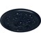 Ekena Millwork Legacy Acanthus Ceiling Medallion (Fits Canopies up to 3 1/2"), 12 3/4"OD x 7/8"P, Midnight Dream CM12LEMDF - alternate 4